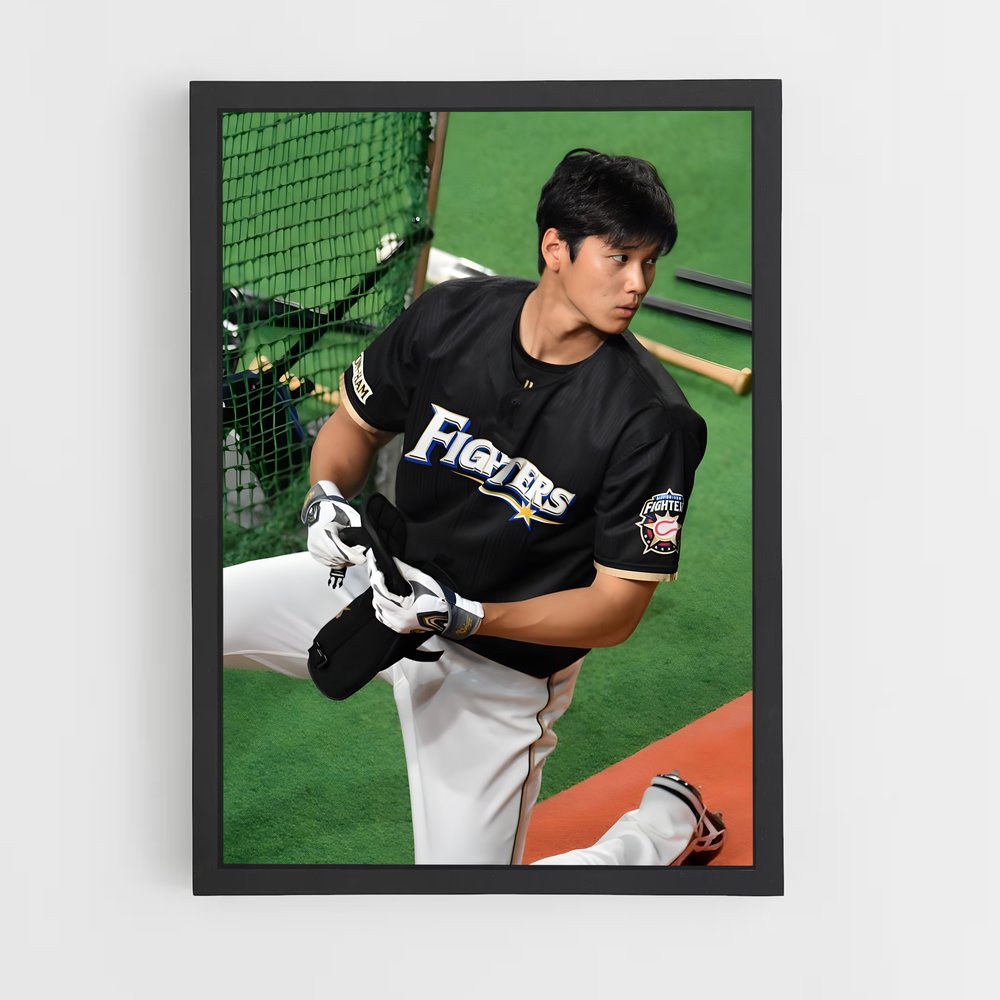 Poster Shohei de ohtani – affiche Baseball (vue 2)